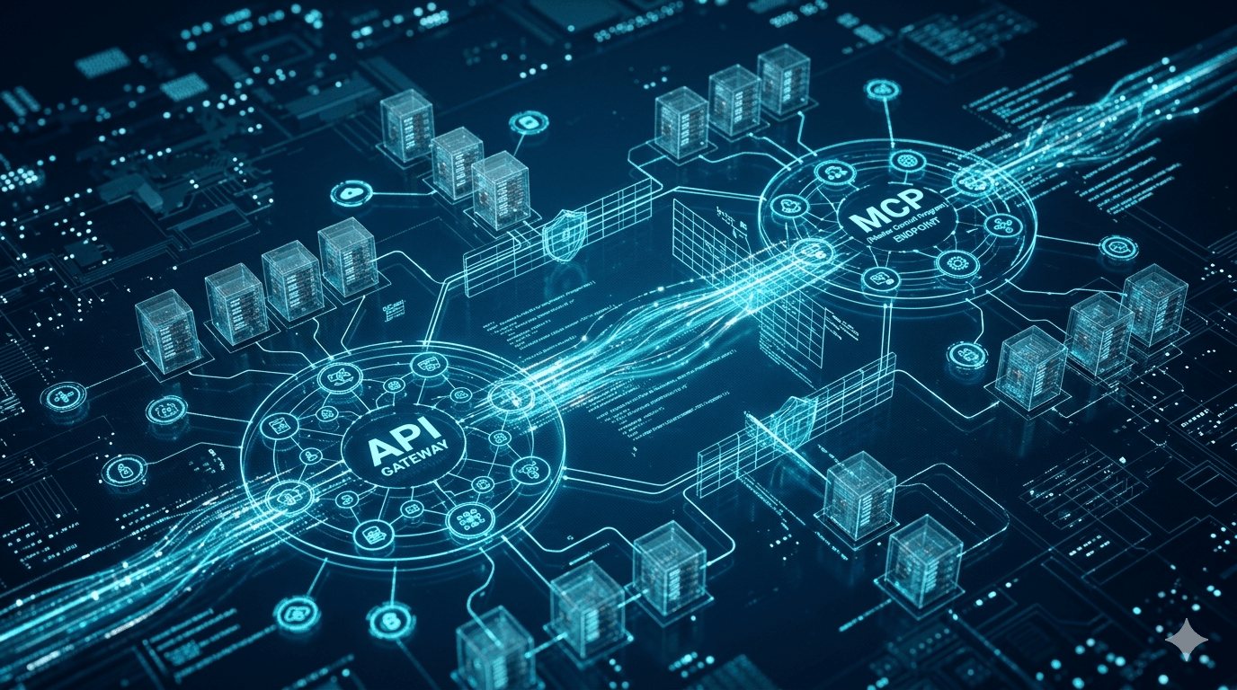 Технологическая схема архитектуры API/MCP